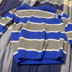 Striped blue sweater